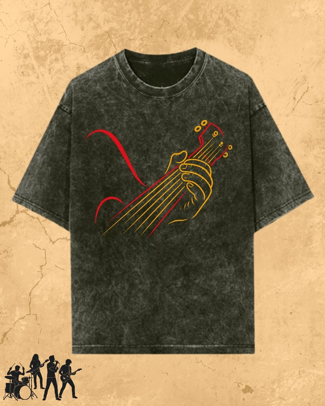 Minimal Music Vibe Cotton Tshirt