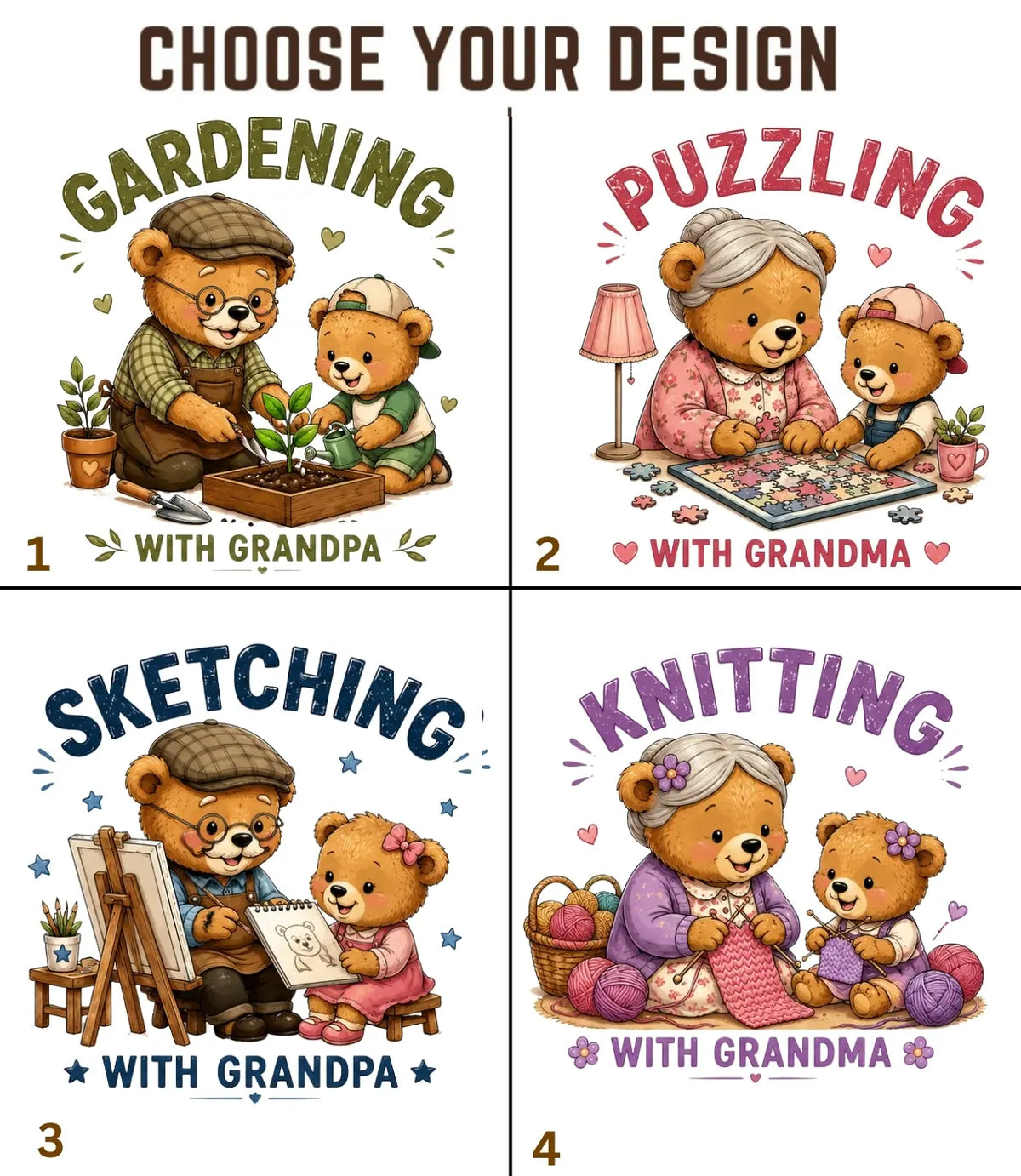 Grandpa & Grandma's Precious kids Cotton Tee