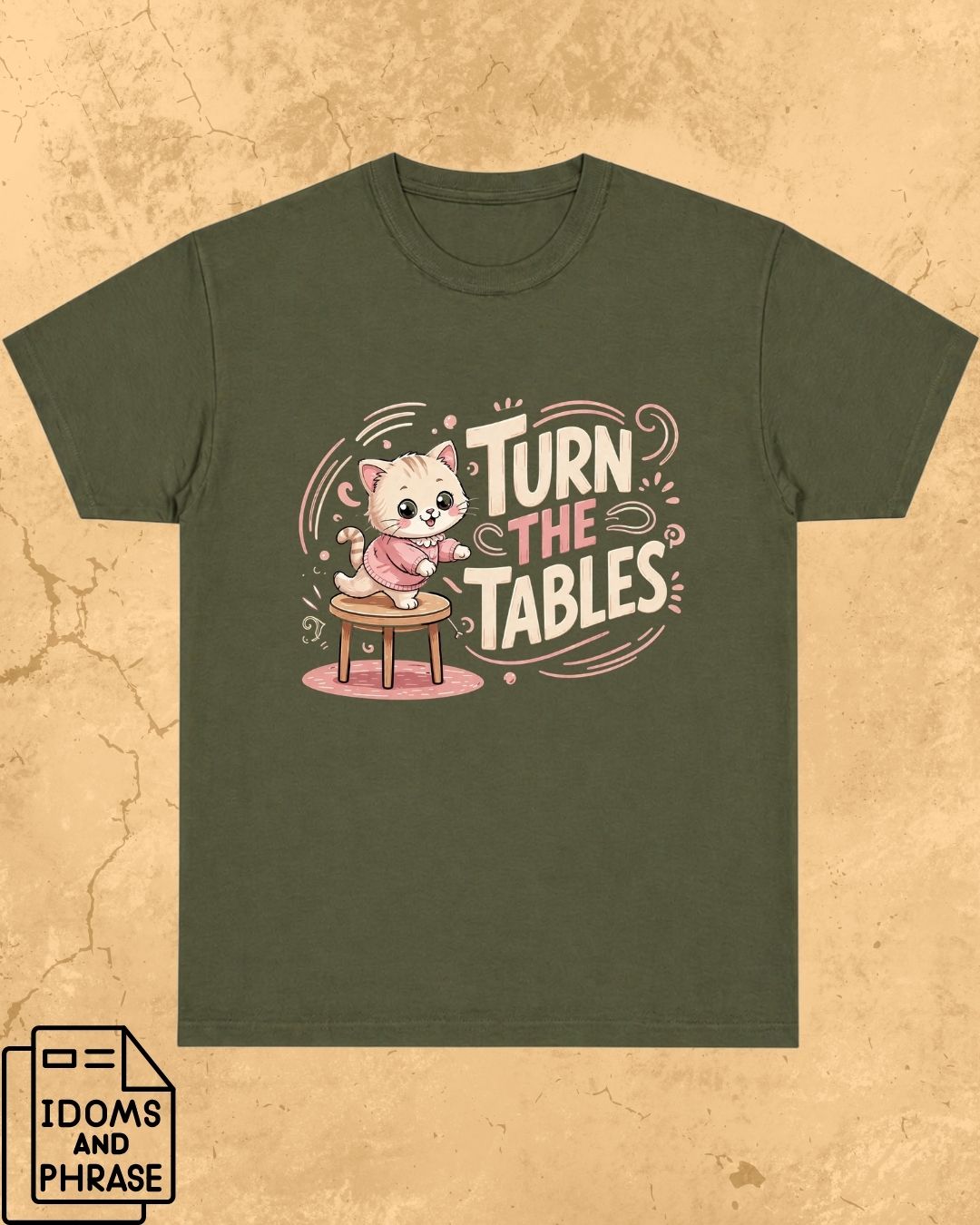 Idiom Whisker Cotton Tee