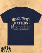 Music Literacy Matters Cotton T-Shirt