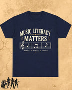 Music Literacy Matters Cotton T-Shirt