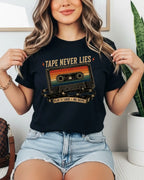 Retro Cassette Music Cotton Tshirt