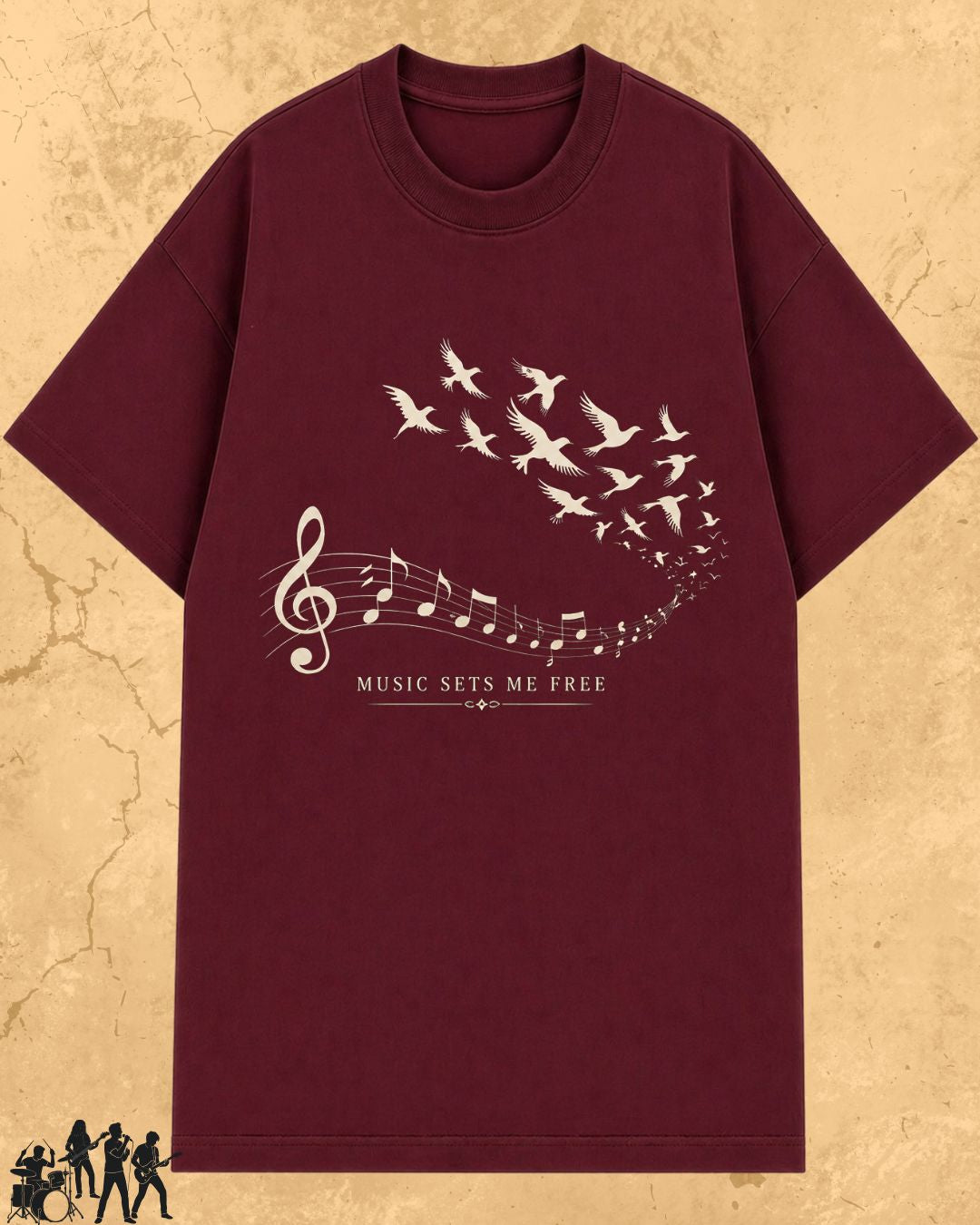 Music Freedom Cotton Tshirt