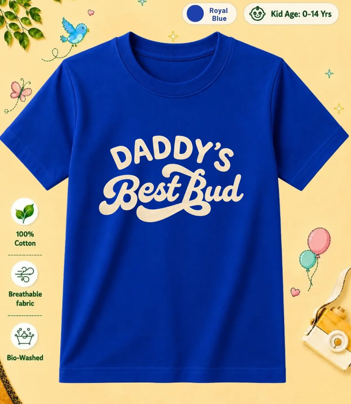 MOM - DAD Blessing Kid Cotton Tee