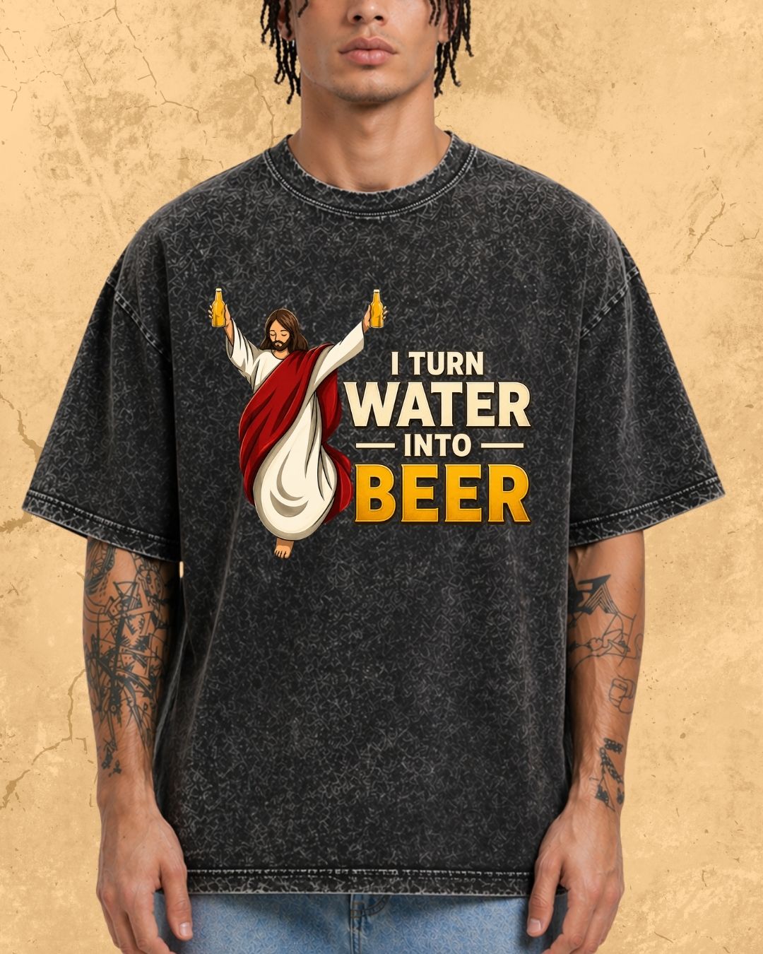 Mythic Beer Warrior Cotton T-Shirt