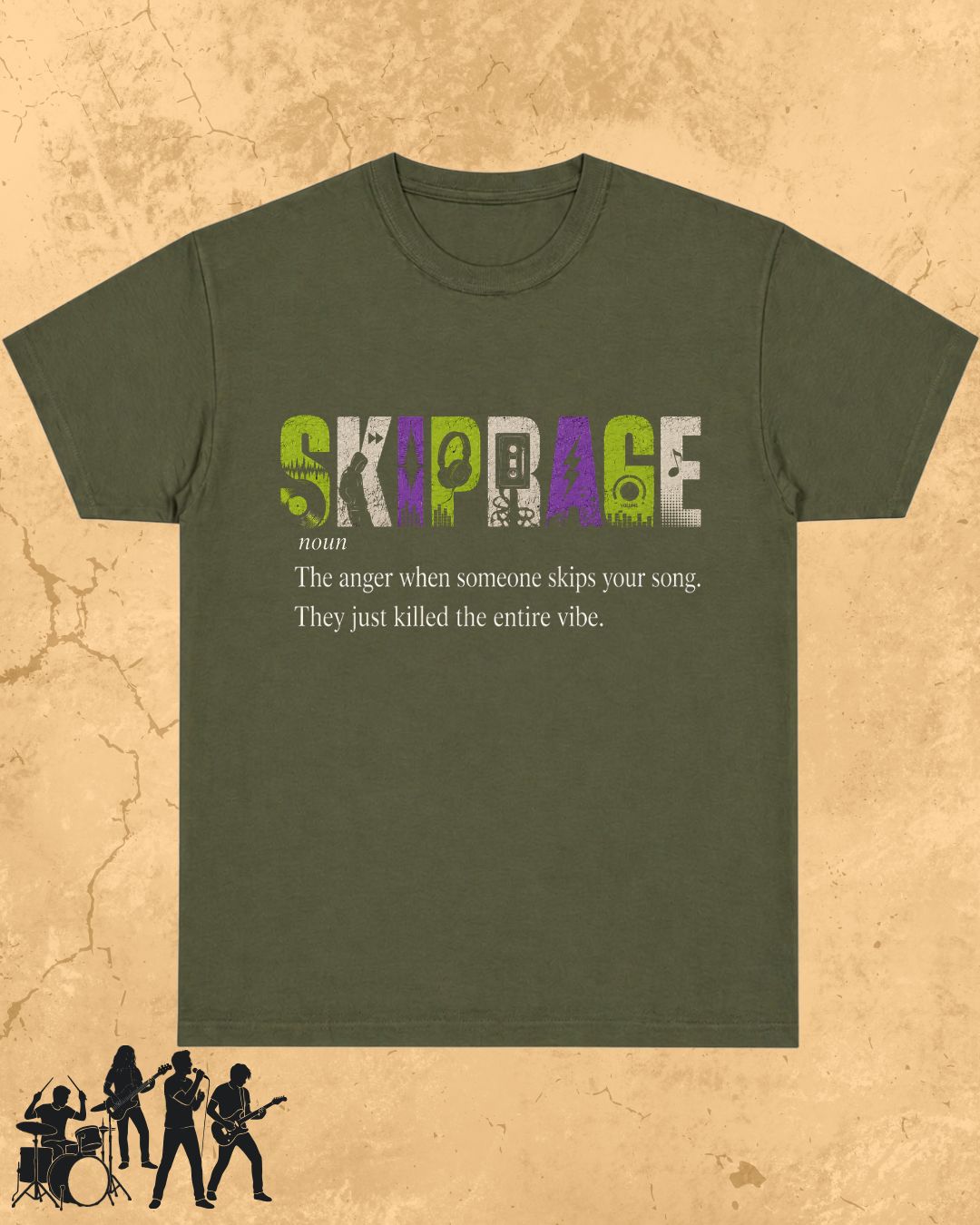 Music Dictionary Cotton Tshirt
