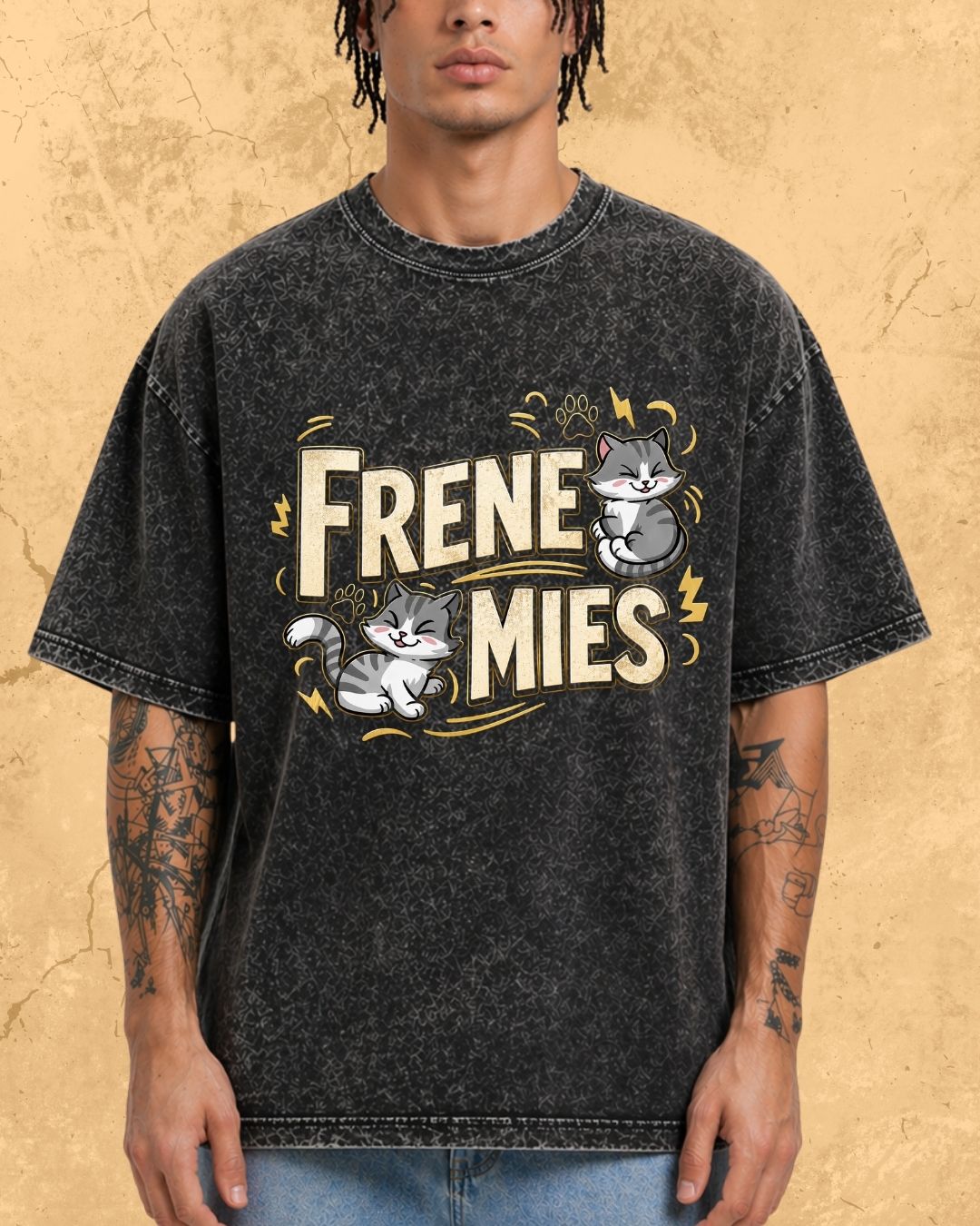 Meow Besties Cotton Tshirt
