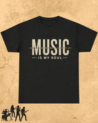 Music Is My Therapy Cotton Tshirt