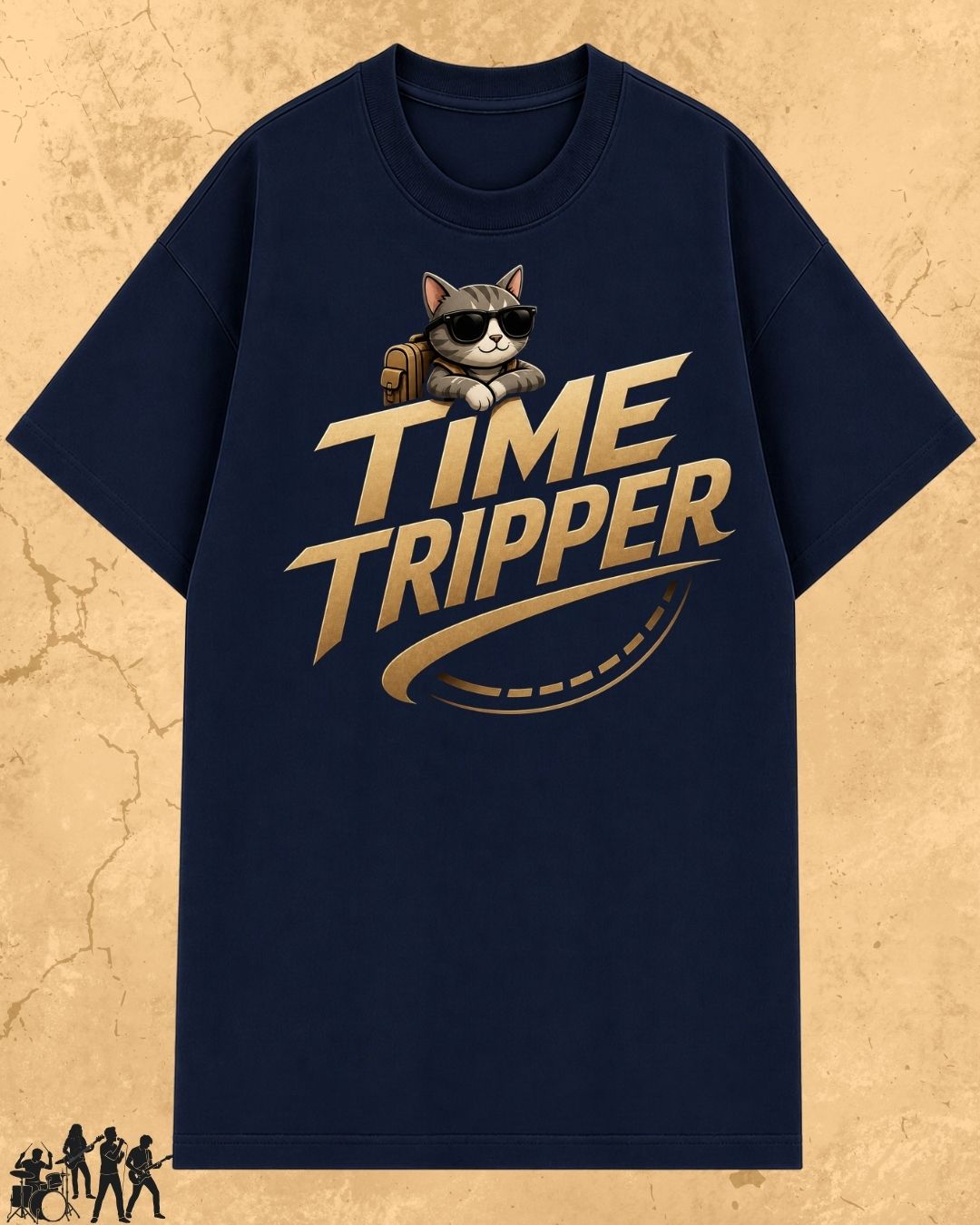 Meow Travel Mode Cotton Tshirt