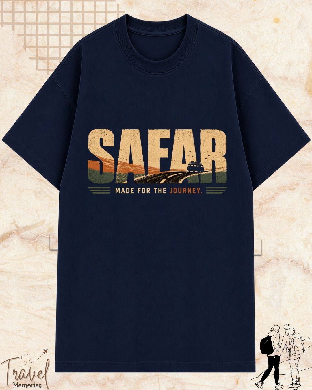 Dil Se Traveller Cotton Tshirt