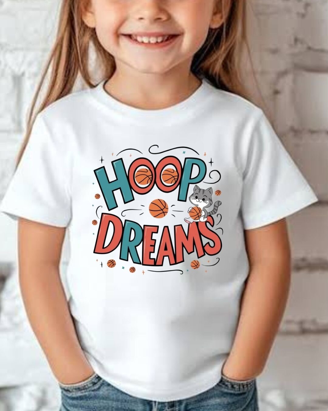Basketball Kid Cotton Tee