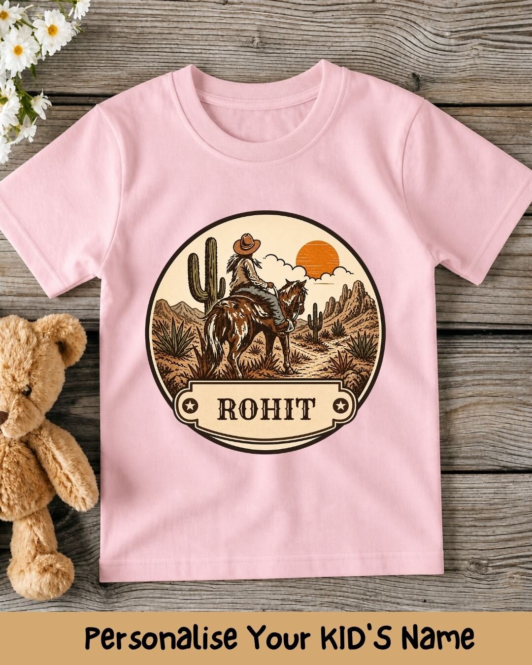 Vintage Adventure Custom Kid Cotton Tee
