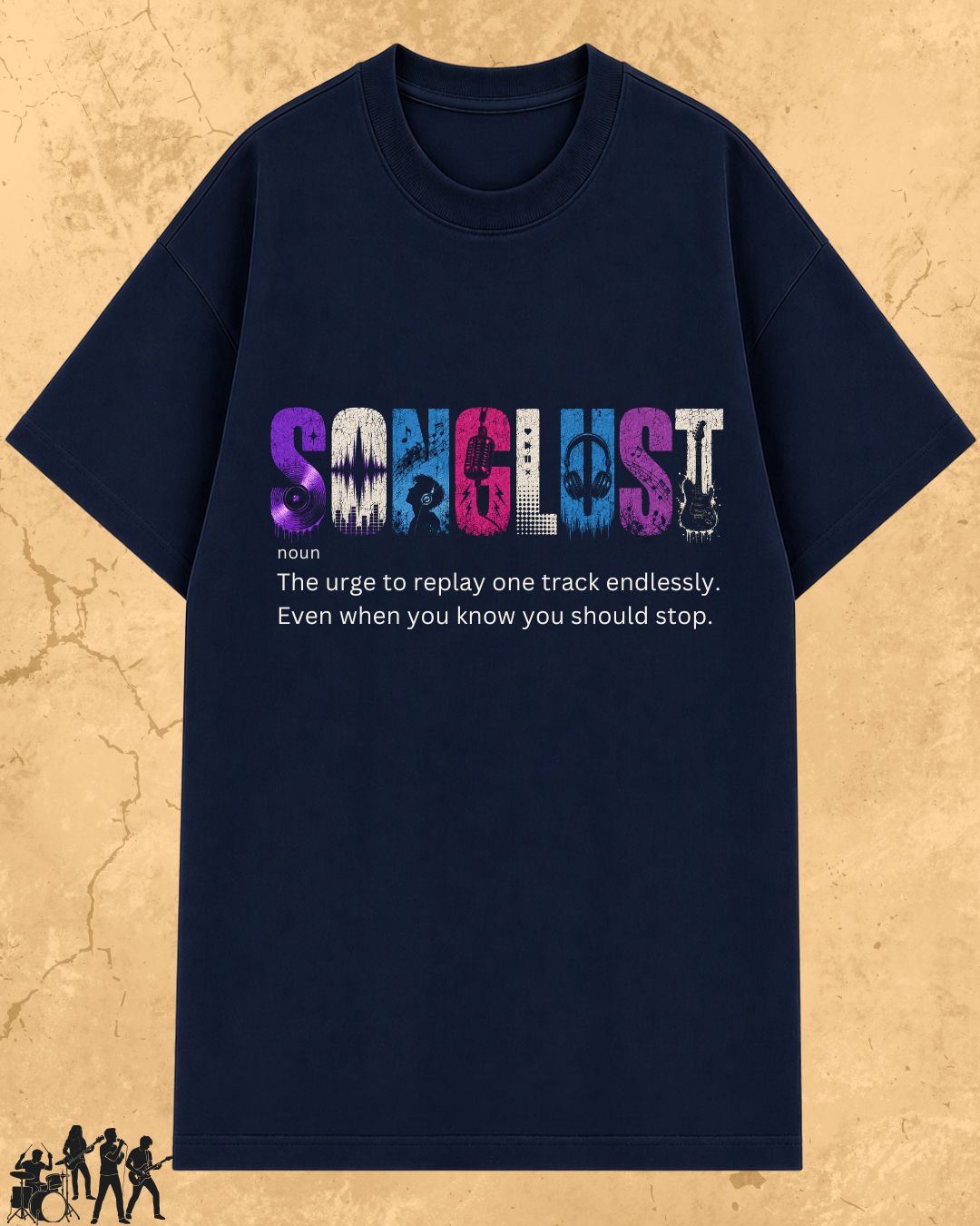 Hinglish Music Dictionary Cotton Tshirt