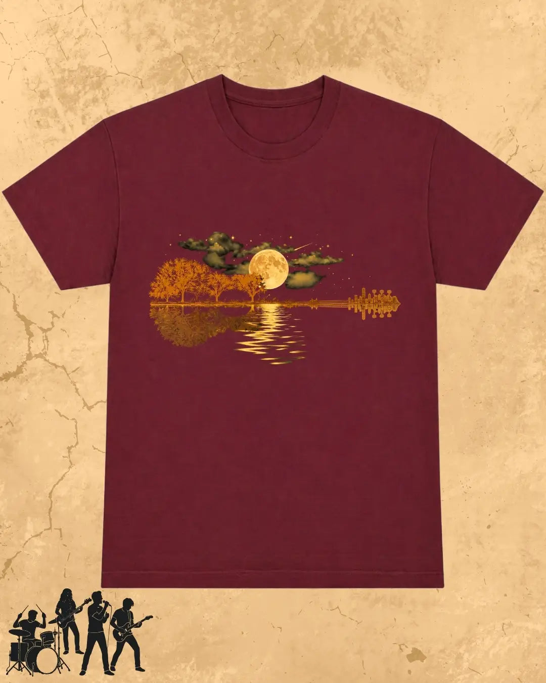 Guitar Relaxation Music Cotton T-Shirt