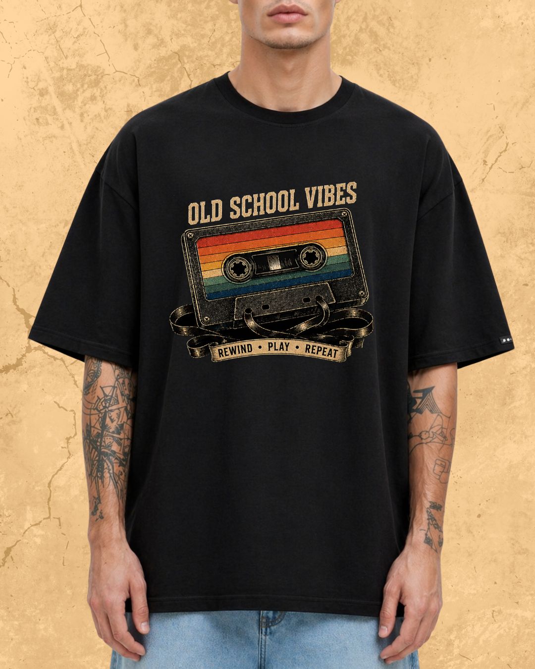 Retro Cassette Music Cotton Tshirt