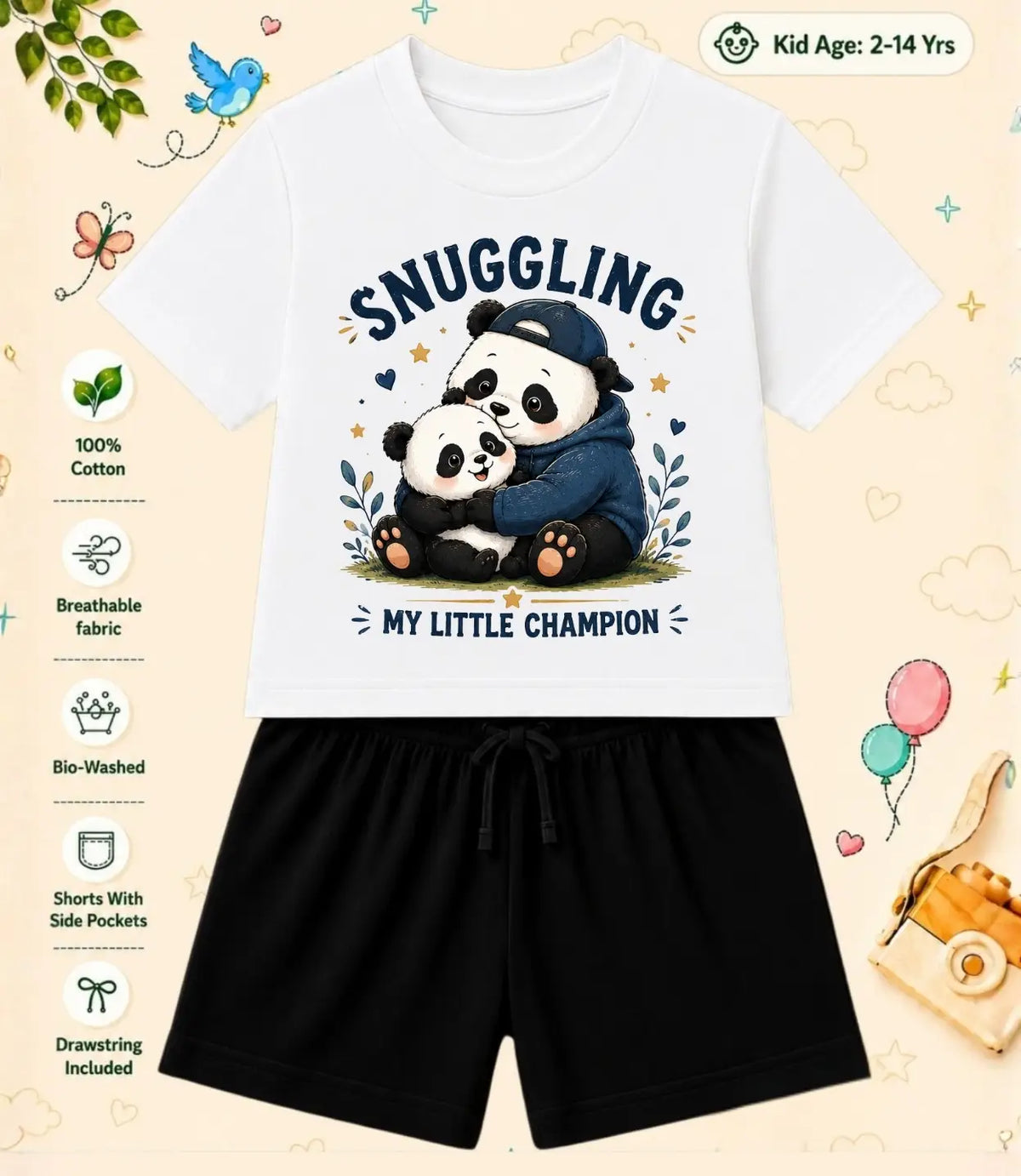 Mom - Dad Loving Kid Co-ord Set