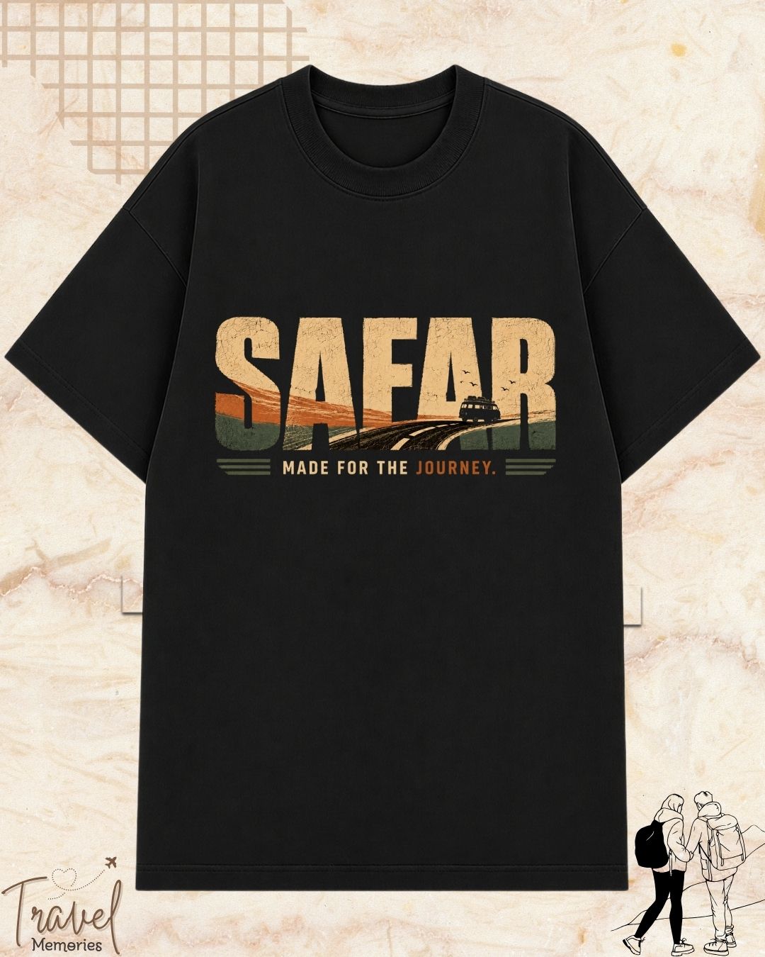 Dil Se Traveller Cotton Tshirt