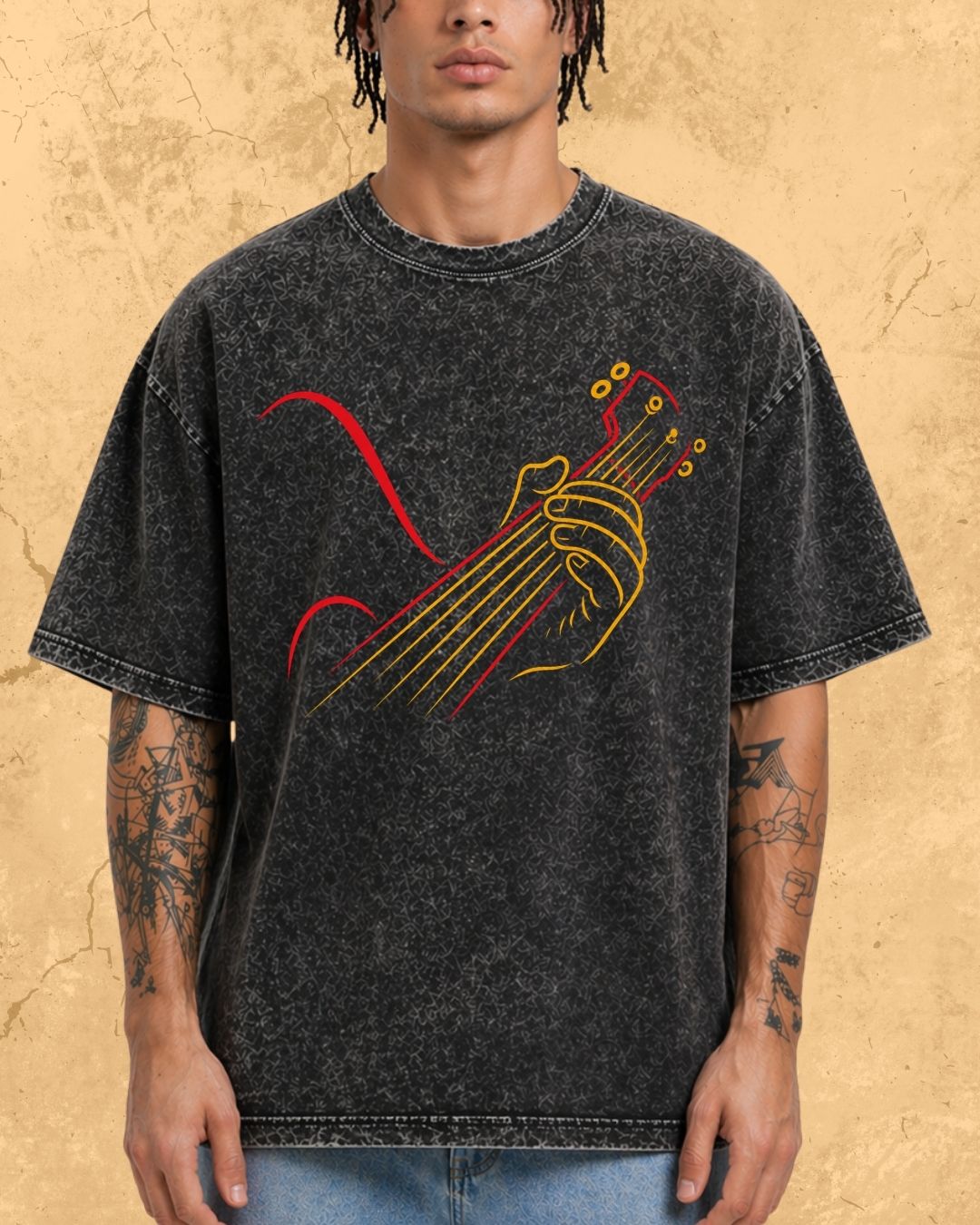 Minimal Music Vibe Cotton Tshirt