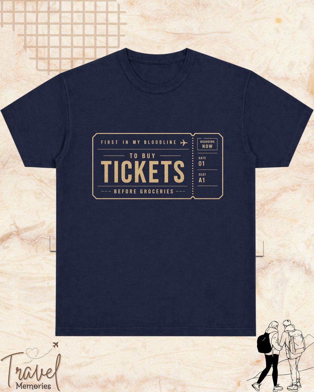 FIRST IN MY BLOODLINE Travel Cotton Tshirt