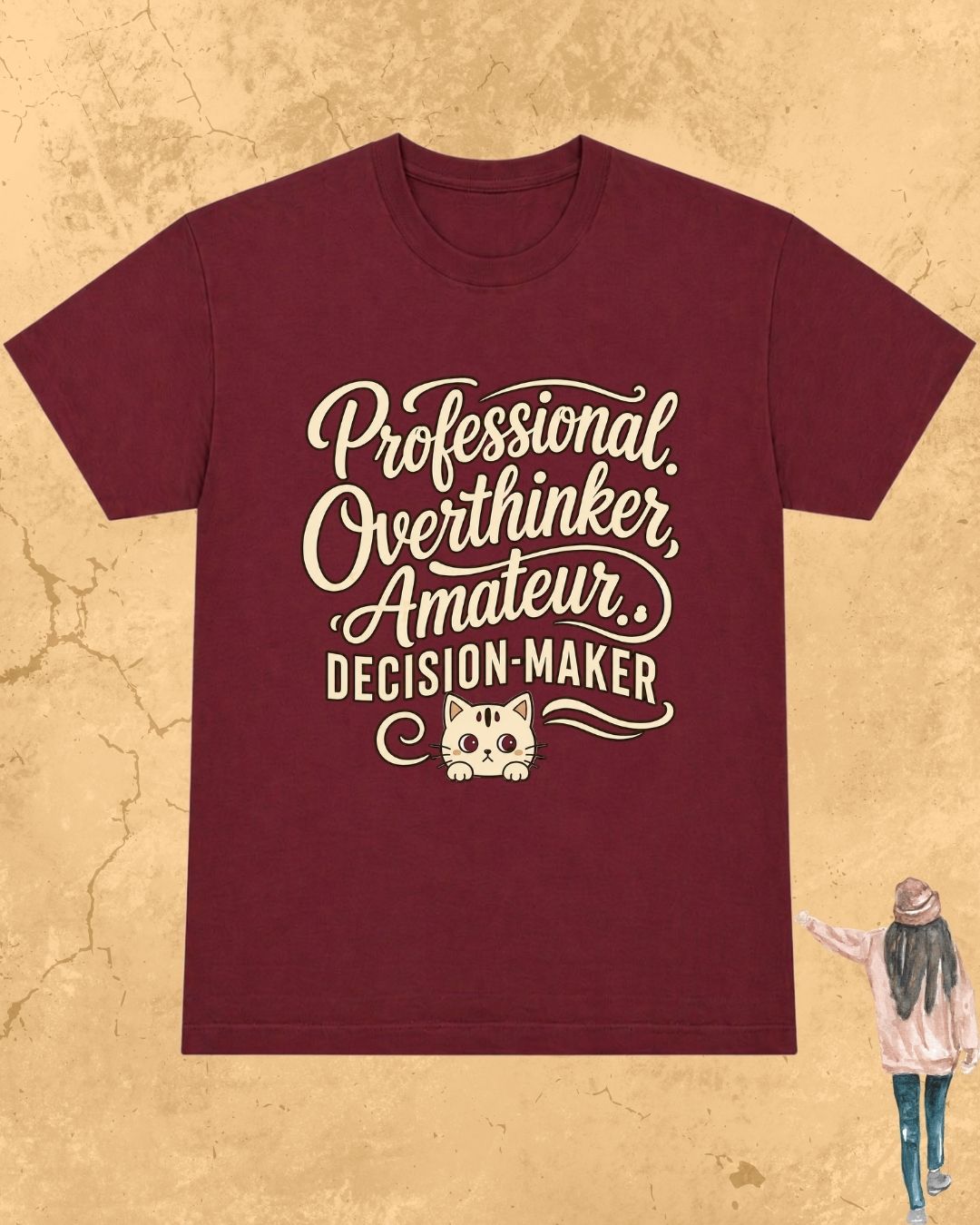 Cool Meow Girl Vibes Cotton Tee