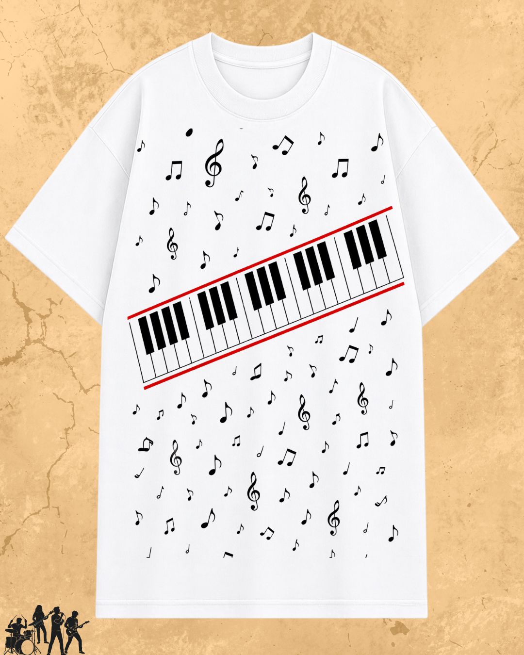 White Michael Jackson Cotton Tee