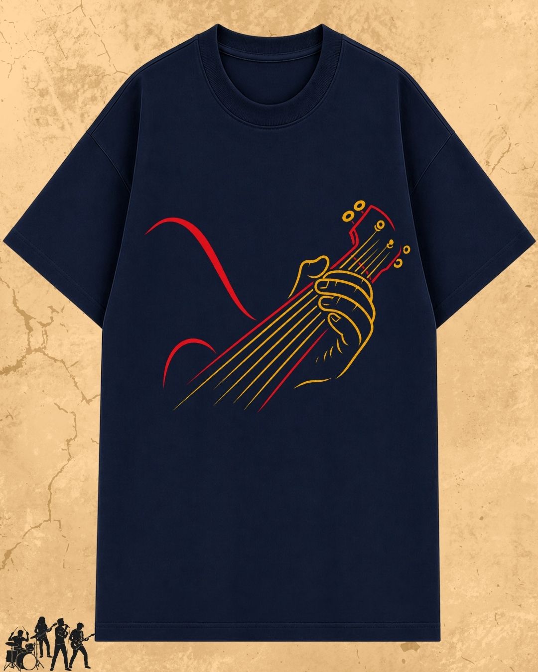 Minimal Music Vibe Cotton Tshirt