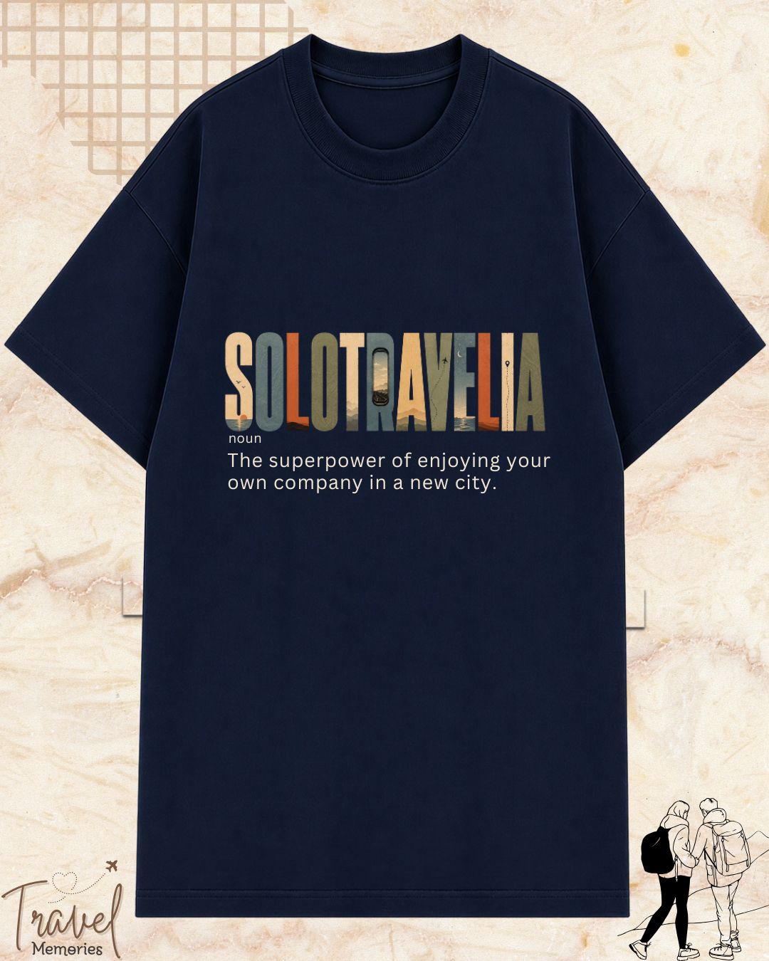 Travel Dictionary Cotton Tshirt