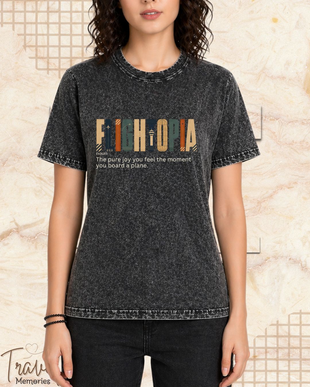 Travel Dictionary Cotton Tshirt