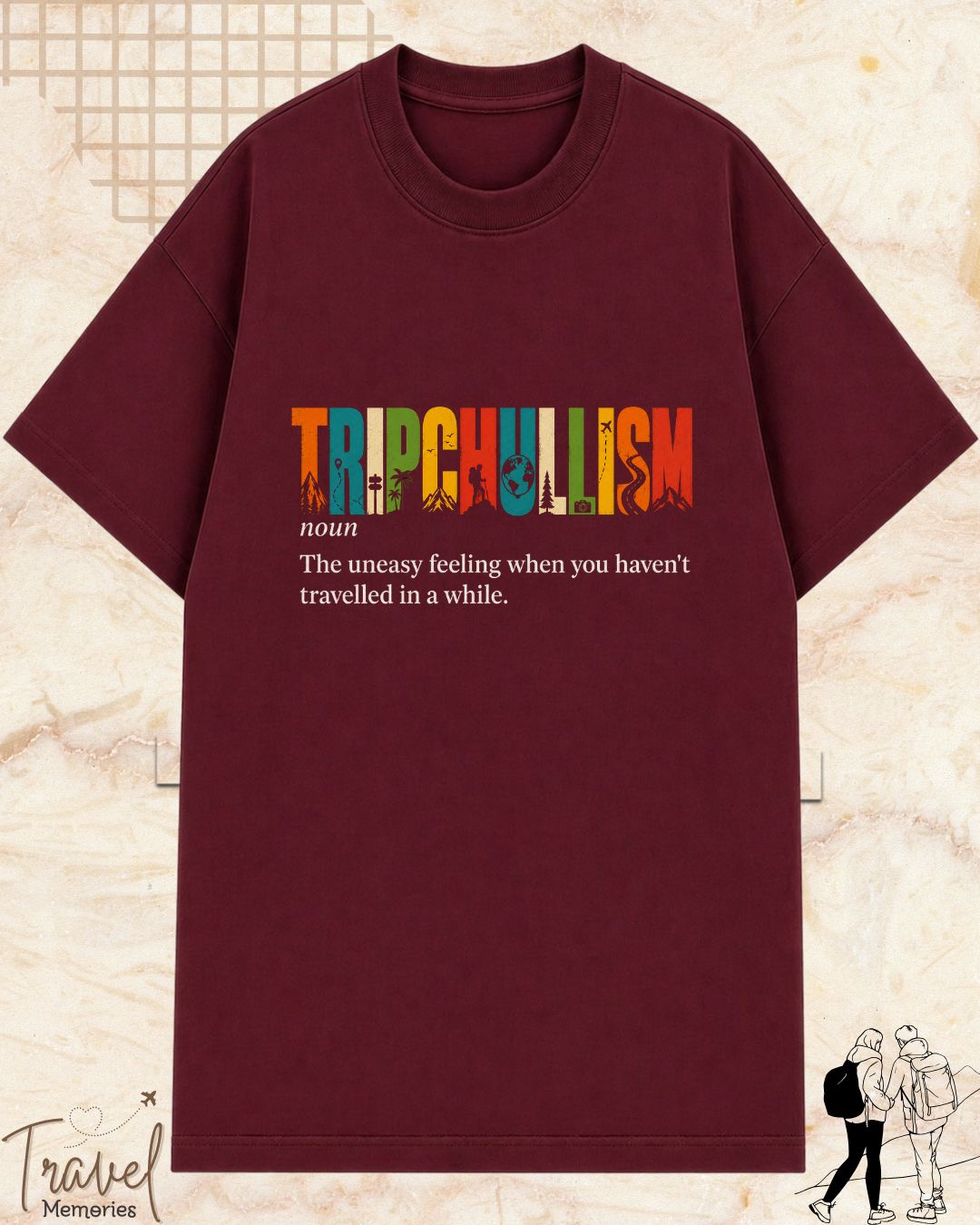 Hinglish Dictionary Travel Cotton Tshirt