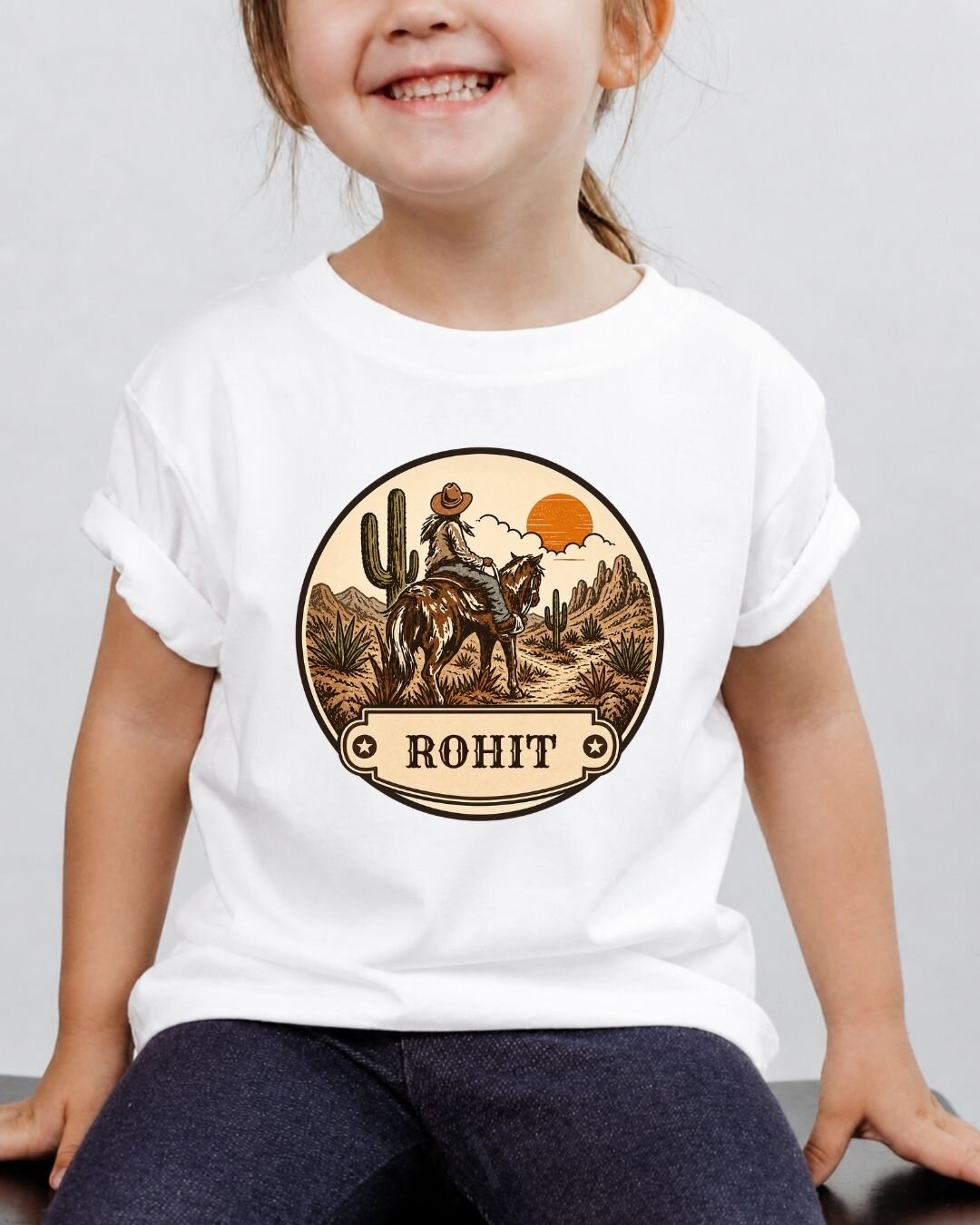 Vintage Adventure Custom Kid Cotton Tee