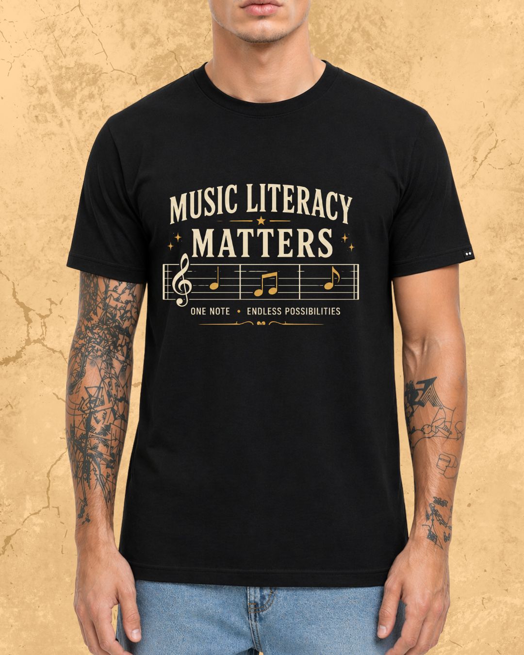Music Literacy Matters Cotton T-Shirt