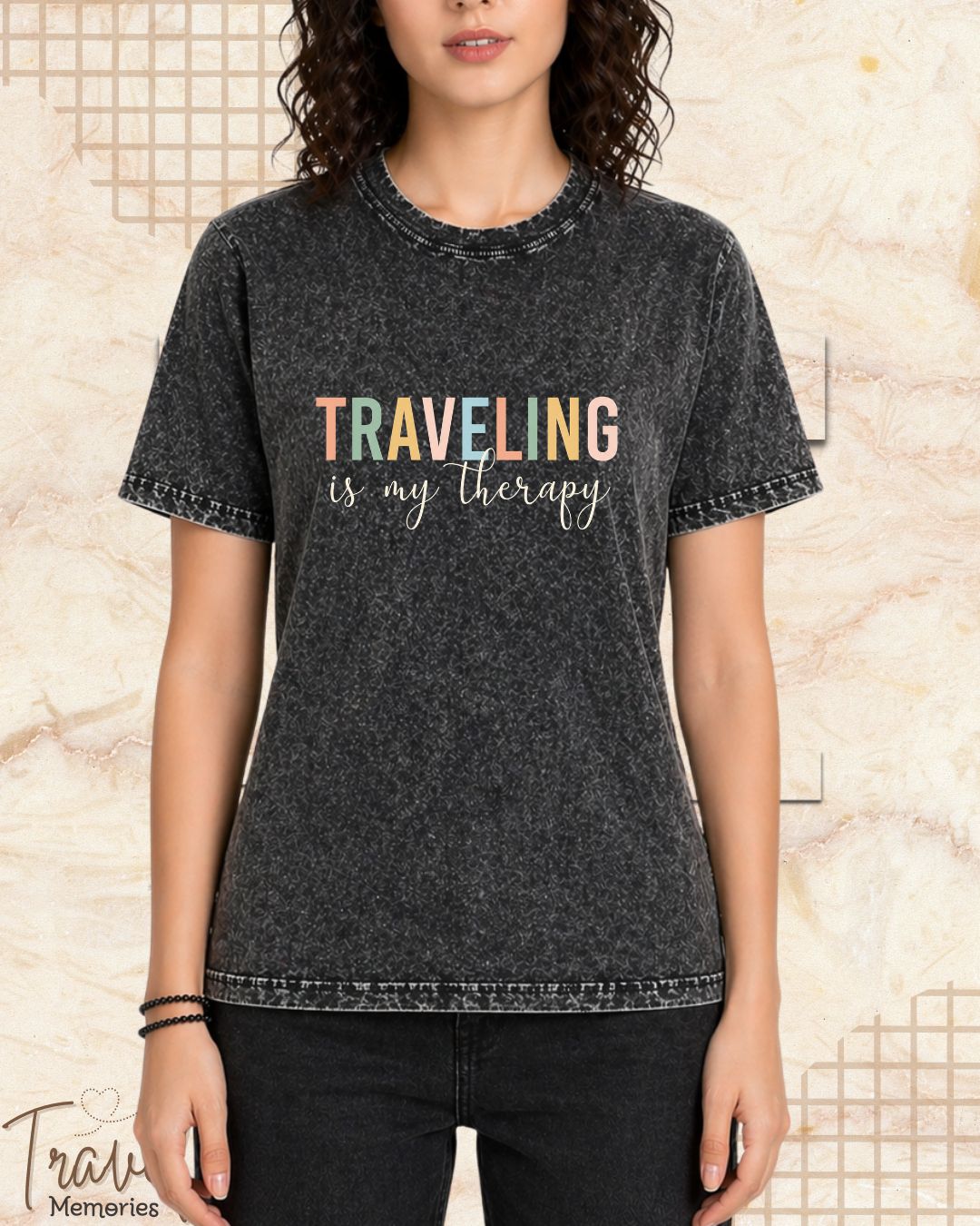 WanderScape Travel Cotton Tshirt