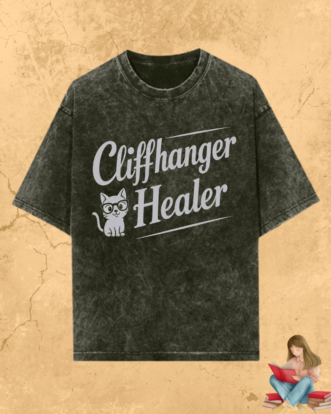 Purrfect Reader Cotton Tshirt