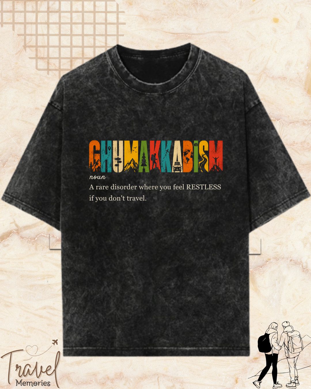 Hinglish Dictionary Travel Cotton Tshirt