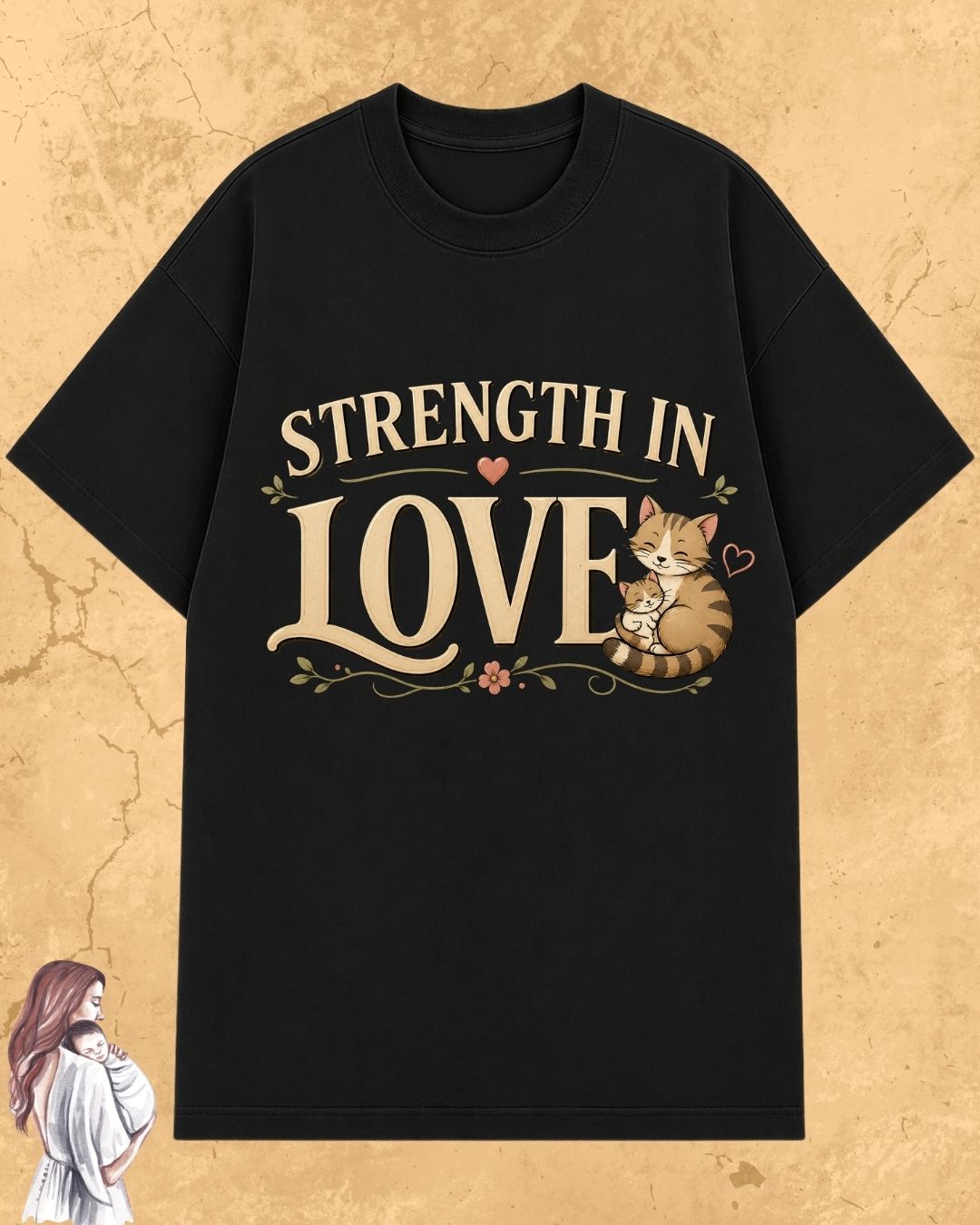 Purr Mom Cotton Tshirt