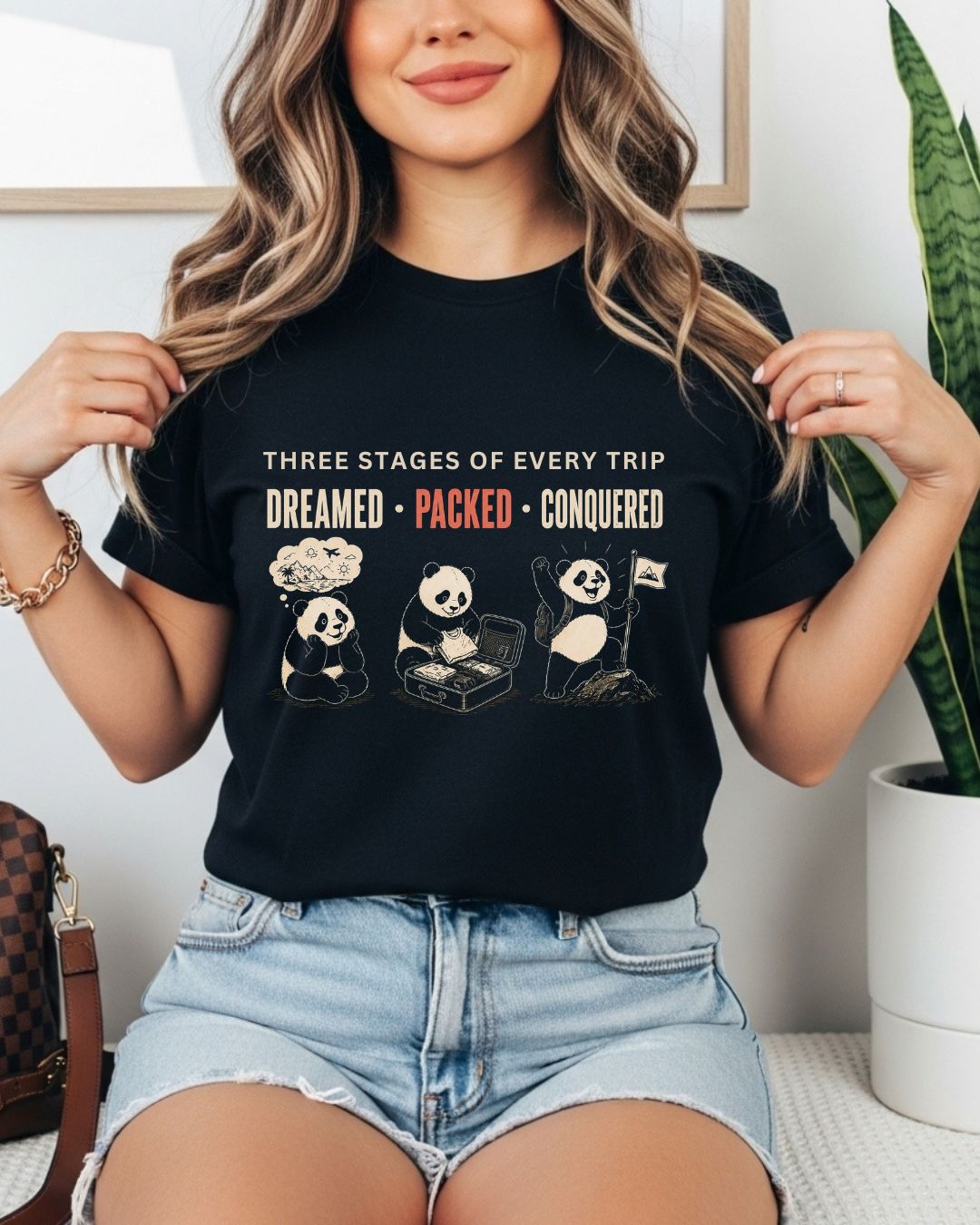 Three Stages of Every Trip Series 2 Travel Cotton Tshirt