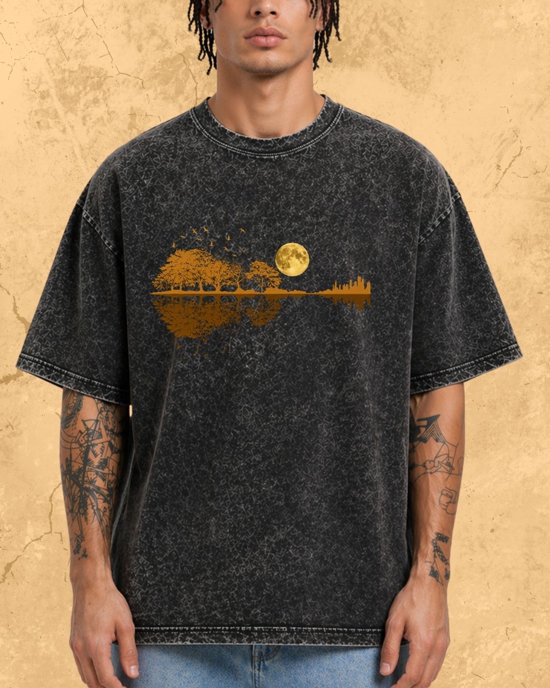 Guitar Relaxation Music Cotton T-Shirt