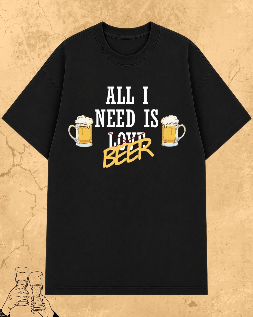 Beer Over Love Cotton Tshirt