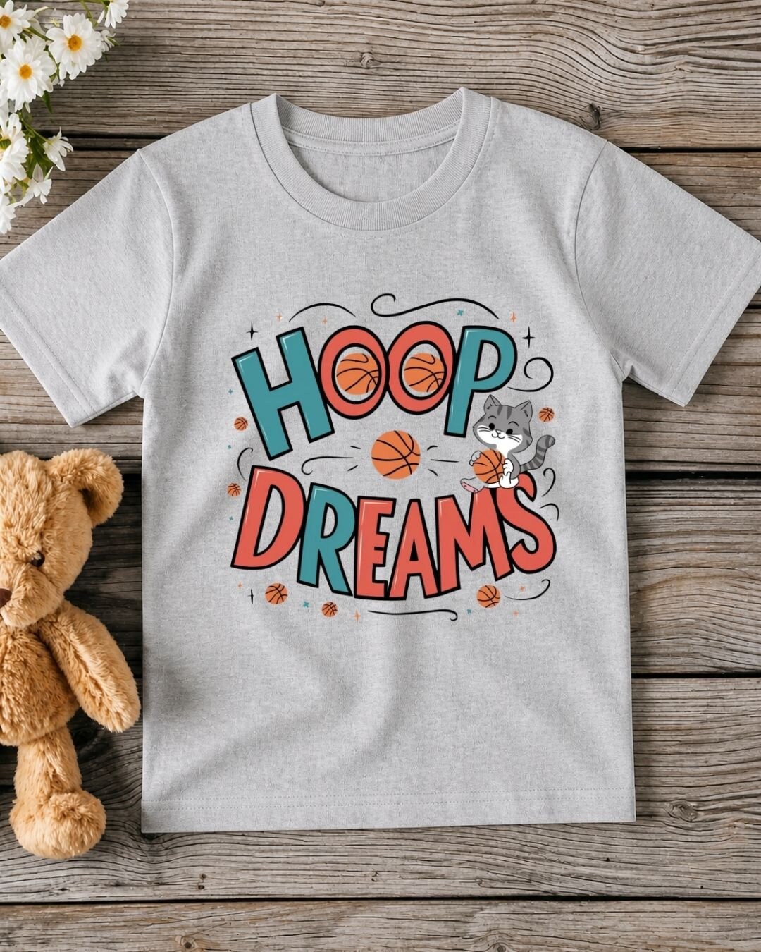 Basketball Kid Cotton Tee