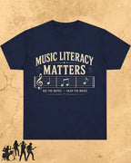 Music Literacy Matters Cotton T-Shirt