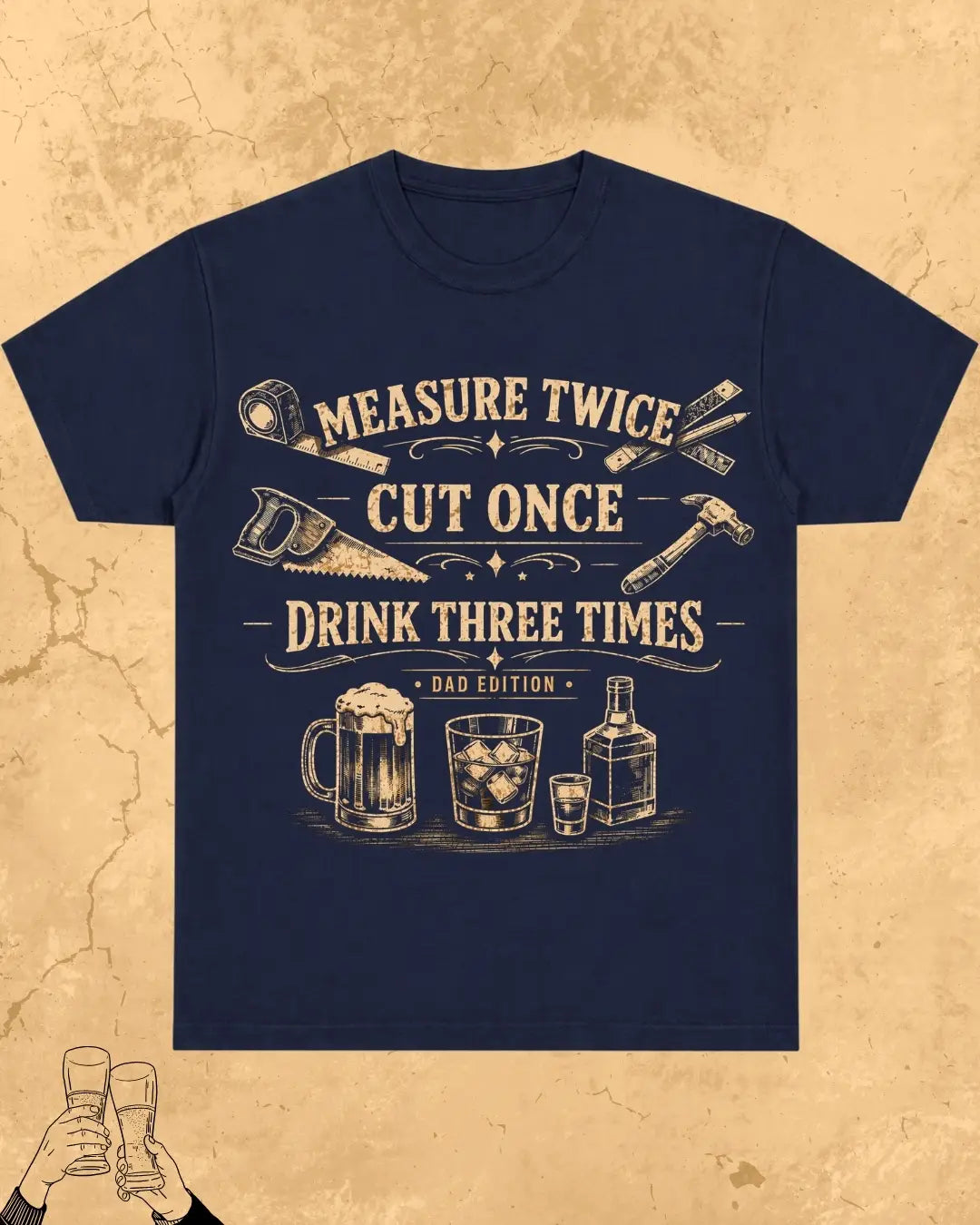 Beer Bond Statement Cotton T-Shirt