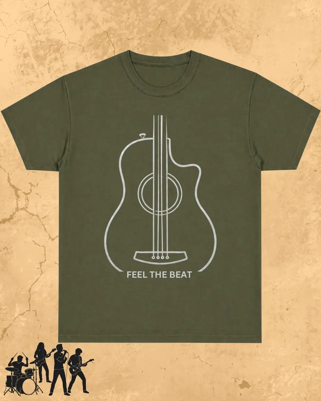 Guitar Music Cotton T-Shirt