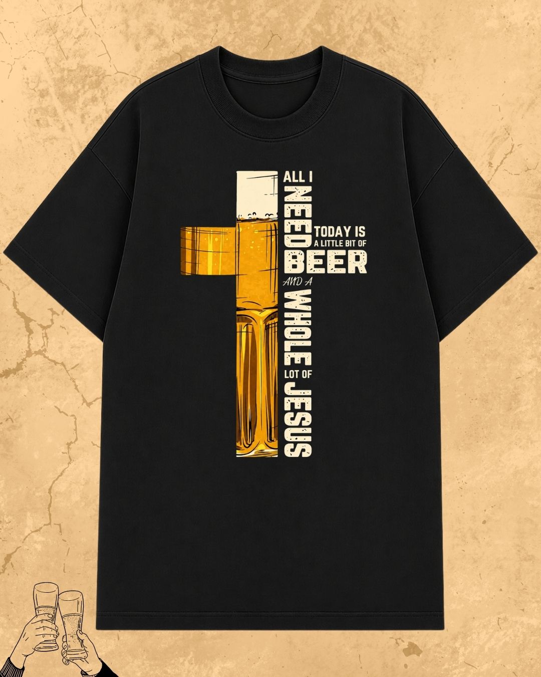 Mythic Beer Warrior Cotton T-Shirt