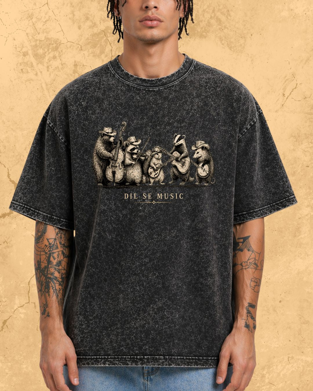 Folk Band Animals Music T-Shirt