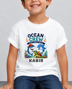 Ocean Theme Custom Kid Cotton Tshirt