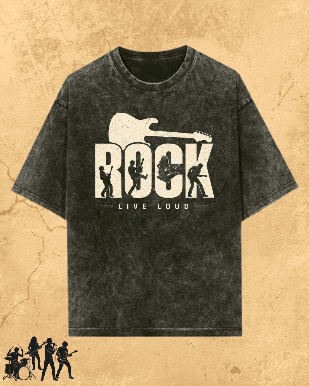 Rock Music Cotton Tshirt