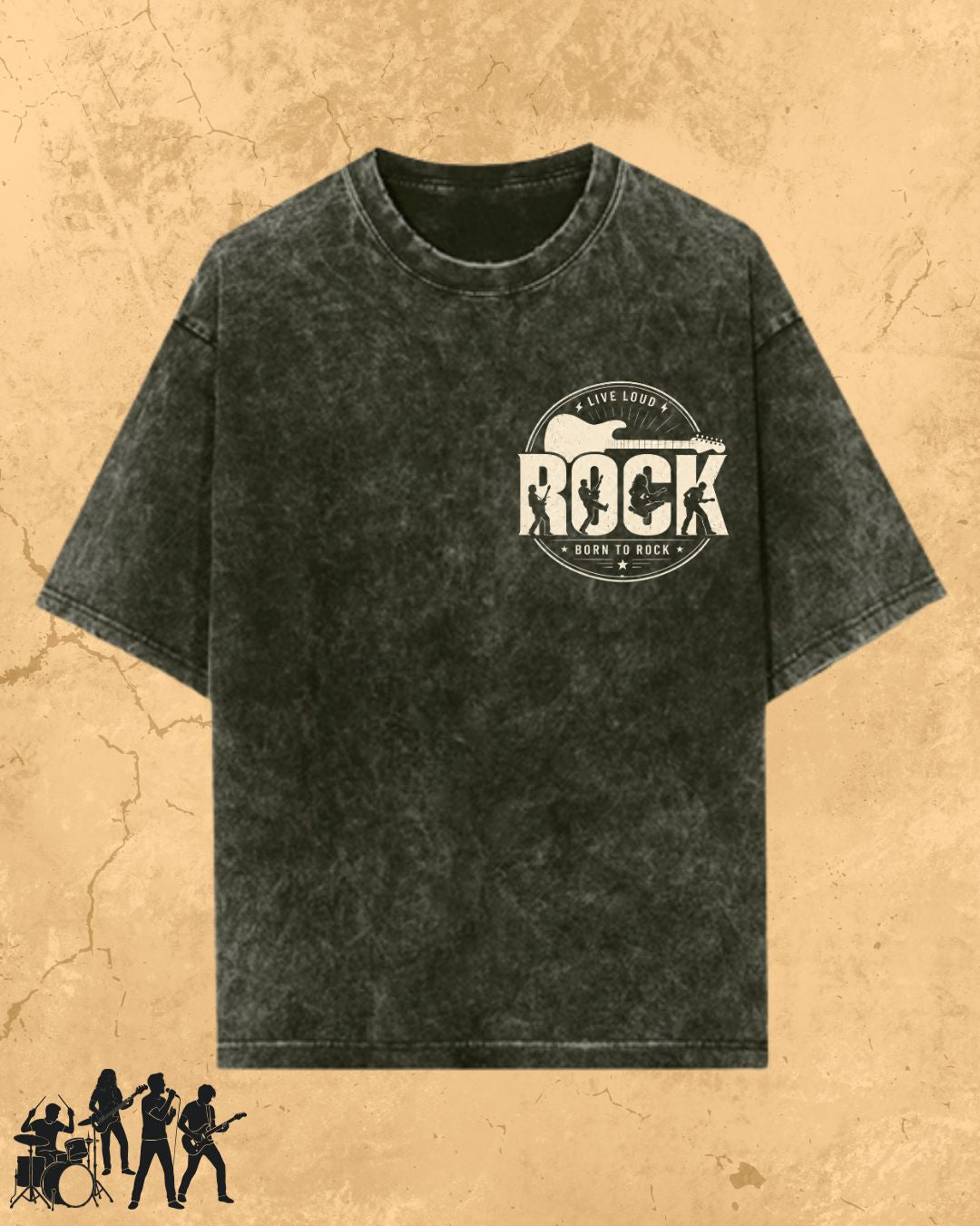 Rock Music Cotton Tshirt