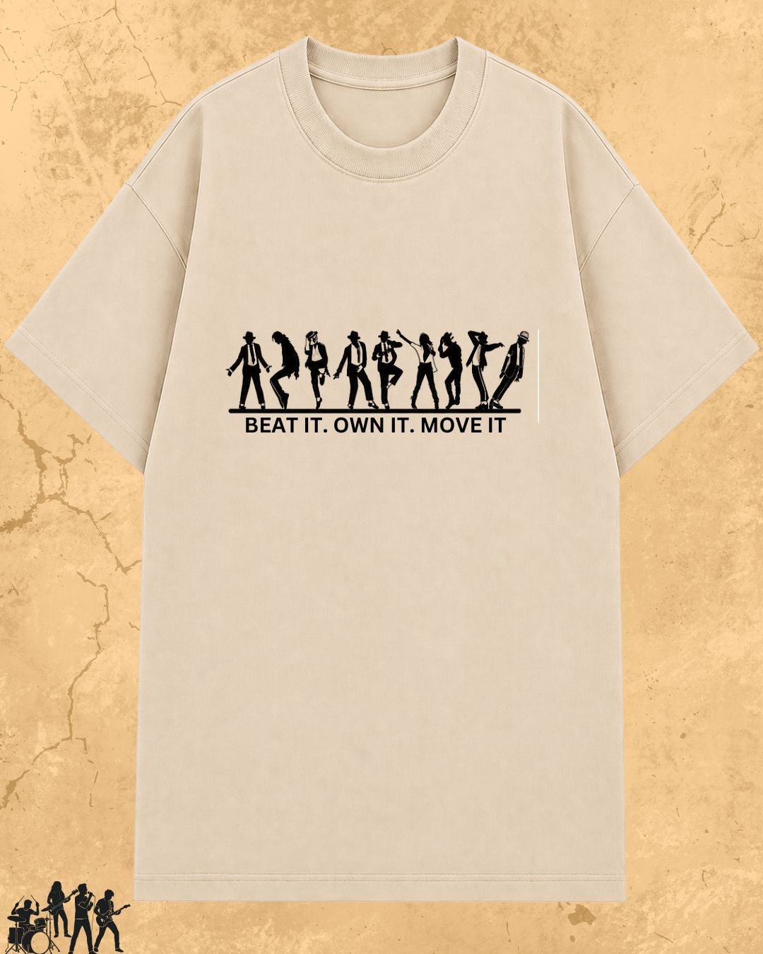 White Michael Jackson Cotton Tee