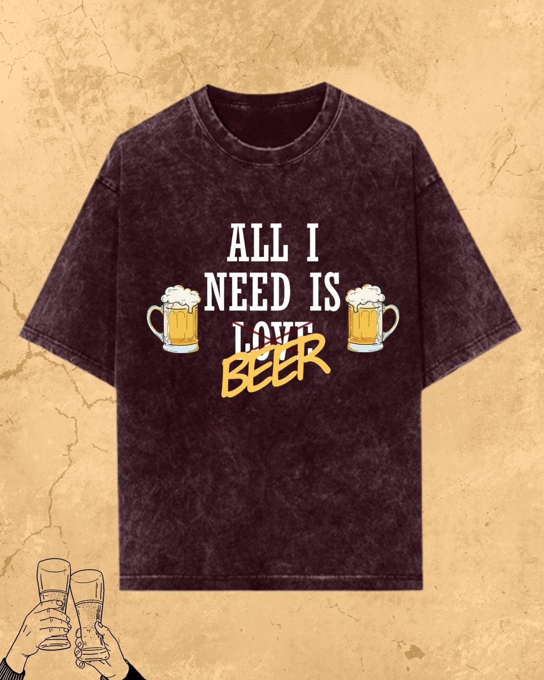Beer Over Love Cotton Tshirt
