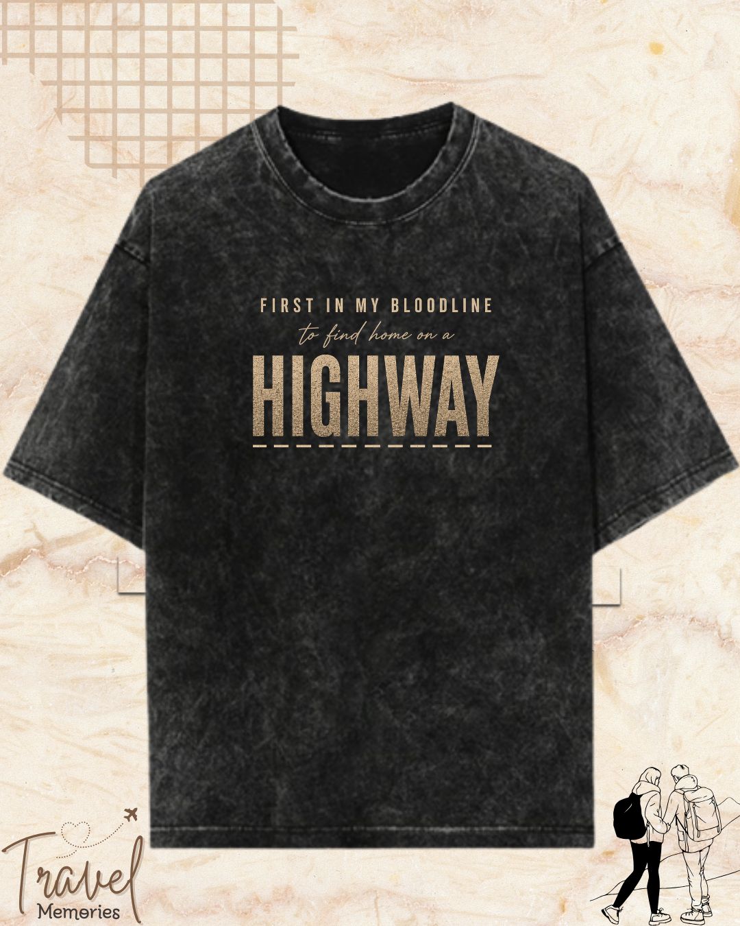 FIRST IN MY BLOODLINE Travel Cotton Tshirt
